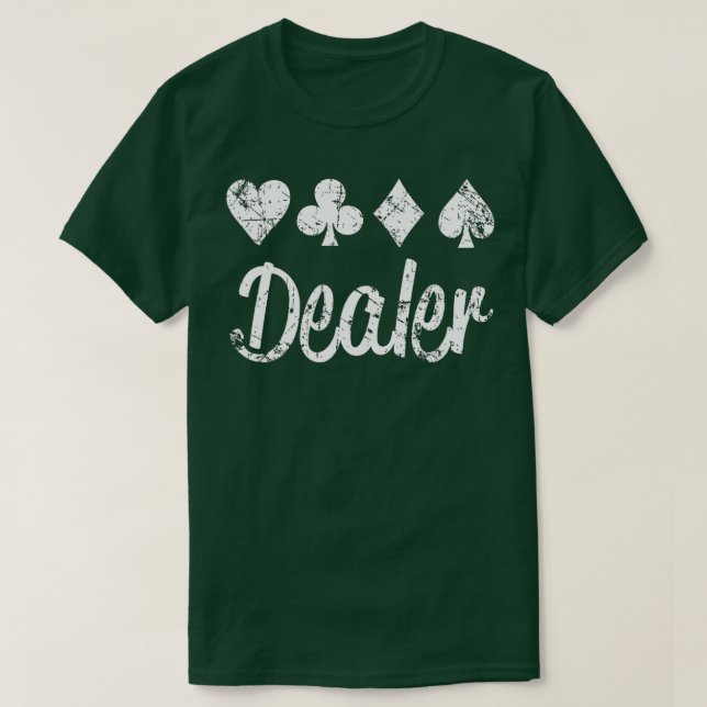 Playing Card Suits Poker Lingo Dealer Casino Gift  T-Shirt (Design vorne)