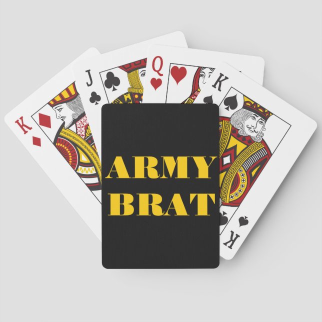 Playing Cards Army Brat Spielkarten (Rückseite)
