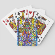 Playing Cards aus festem Glas