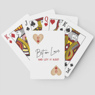 Playing Cards - Bet on Love and Let it Ride! Spielkarten