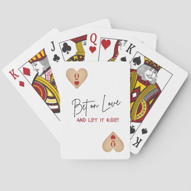 Playing Cards - Bet on Love and Let it Ride! Spielkarten (Rückseite)