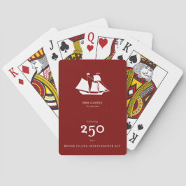 Playing Cards — HMS Gaspee Spielkarten