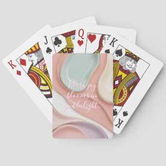 Playing cards in stylish abstract graphic spielkarten