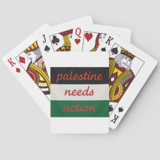 Playing Cards Palestine needs Action Spielkarten