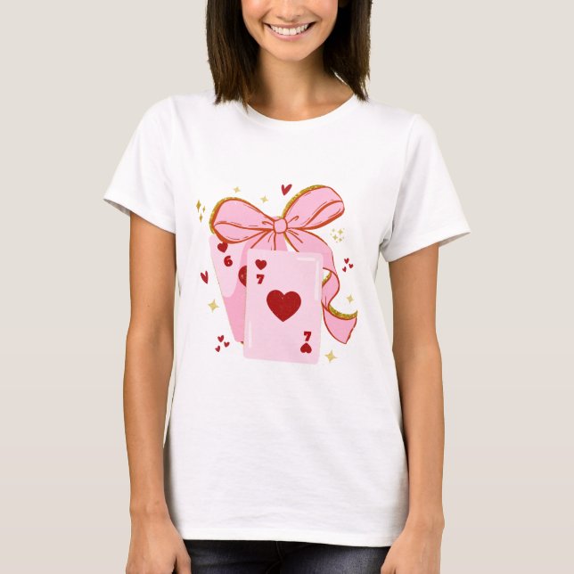 Playing Cards Valentine 6 7 shirt, valentine shirt (Vorderseite)