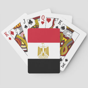 Playing Cards with Flag of Egypt Spielkarten