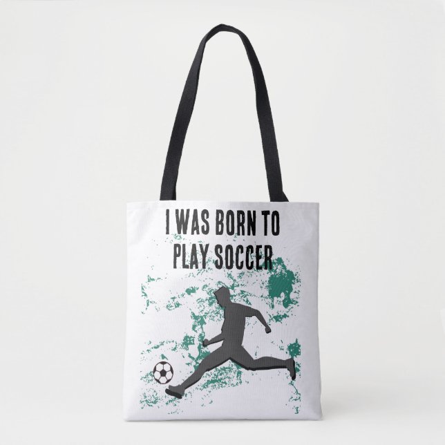 Playing soccer graphic black (Vorderseite)