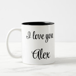 Playing soccer graphic black zweifarbige tasse