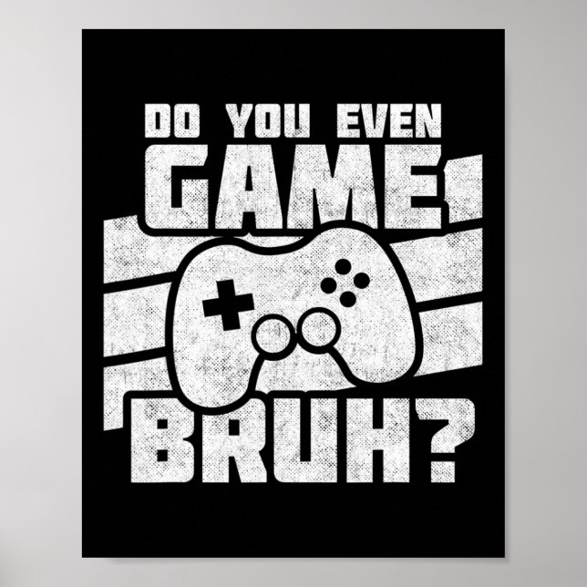 Playing Video Games - Pc Console Gaming - Funny Vi Poster (Vorne)