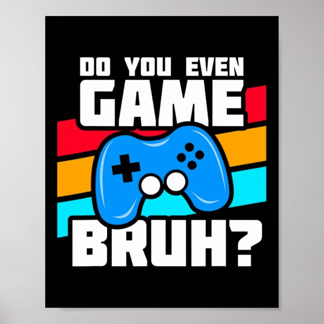 Playing Video Games - Video Gamer Meme - Funny Vid Poster (Vorne)
