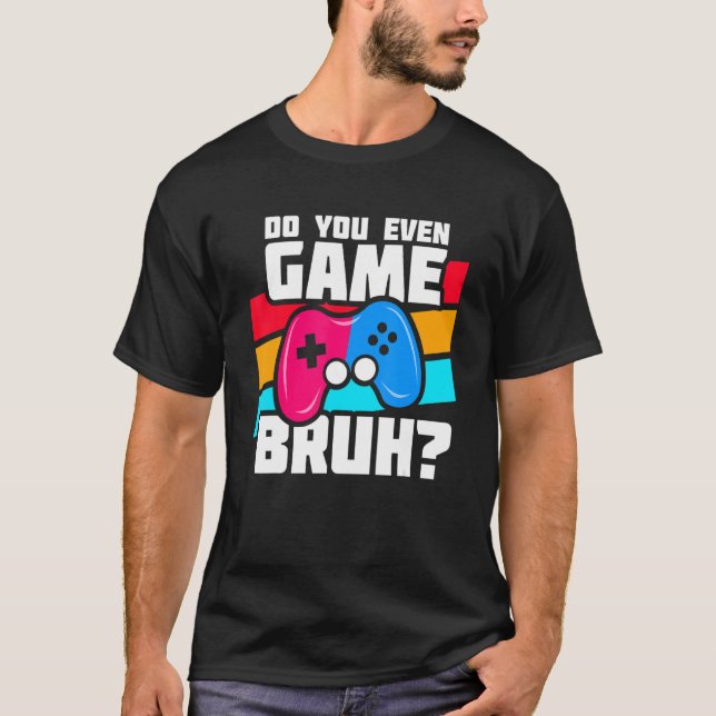 Playing Video Games - Video Gamer Meme - Funny Vid T-Shirt (Vorderseite)