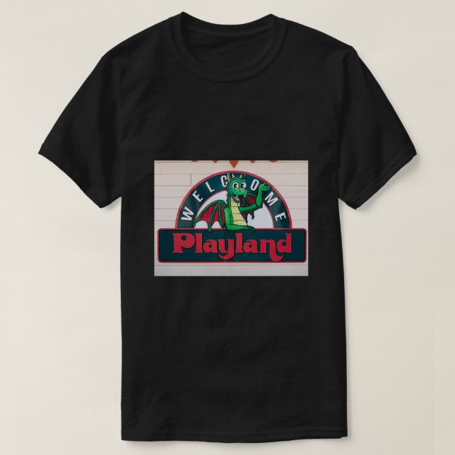 Playland Amusement Park Stickers T-Shirt (Design vorne)