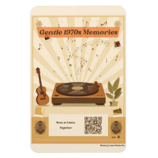 Playlist-Magnet für Demenzkranke mit Musik der 197 Magnet