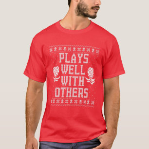 Plays gut mit anderen Ananas Swinger Weihnachten T-Shirt