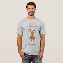 Plays Reindeer Games Christmas T-Shirt
