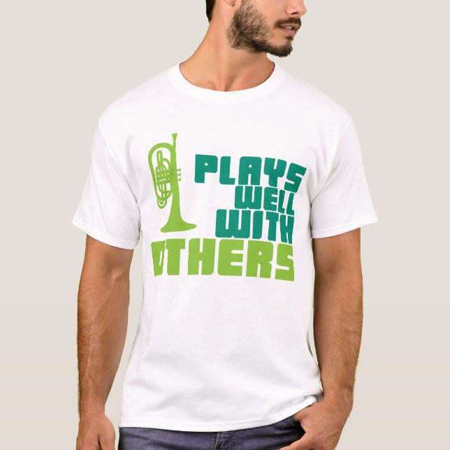 Plays Well with Other - Mellophone T-Shirt (Vorderseite)