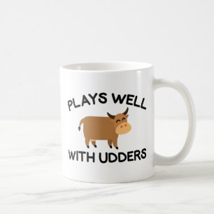 Plays Well With Udders Kaffeetasse
