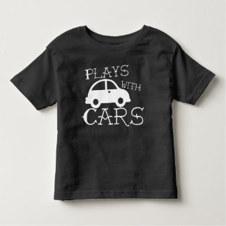 Plays with Cars - Great Fathday Gift T - Shirt