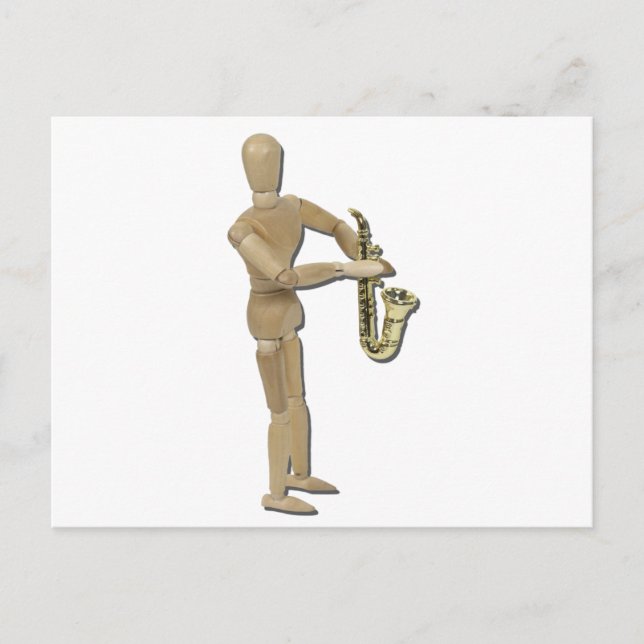 PlaySimpleSax081311 Postkarte (Vorderseite)