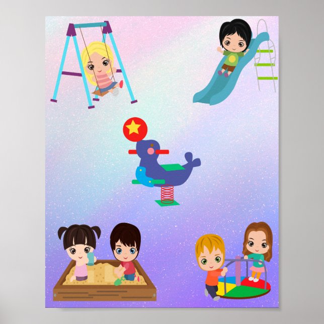 PLAYTIME KIDS POSTER (Vorne)