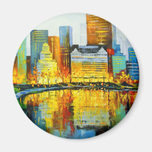 Plaza Central Park Hotel in New York Magnet