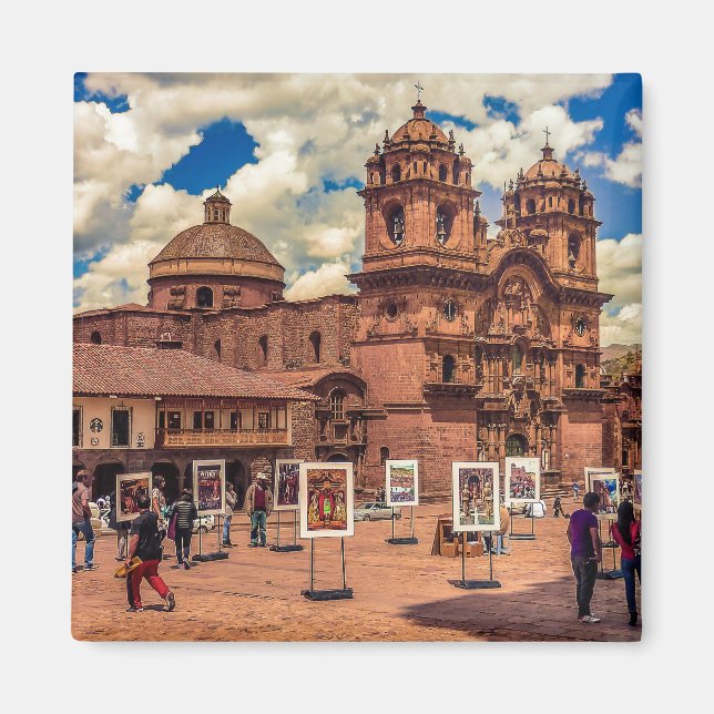 Plaza de Armas, Cusco Peru Magnet (Vorne)