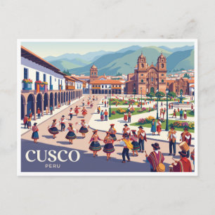 Plaza de Armas, Cusco Peru Postkarte