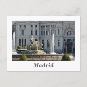 Plaza de Cibeles, Madrid Postcard Postkarte