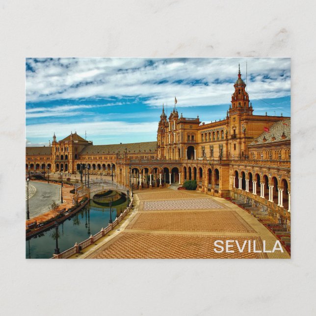 Plaza de España de Sevilla Postkarte (Vorderseite)