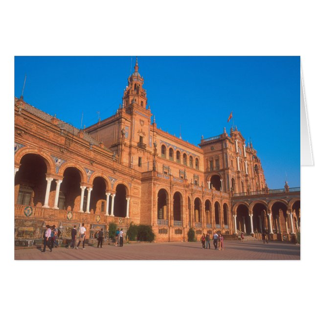 Plaza de Espana in Sevilla. (Vorderseite (Horizontal))