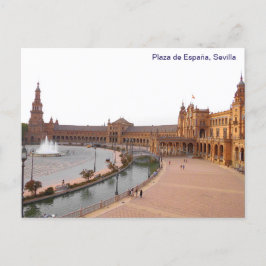 Plaza de Espana in Sevilla Postkarte