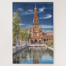 Plaza de España in Sevilla, Spanien