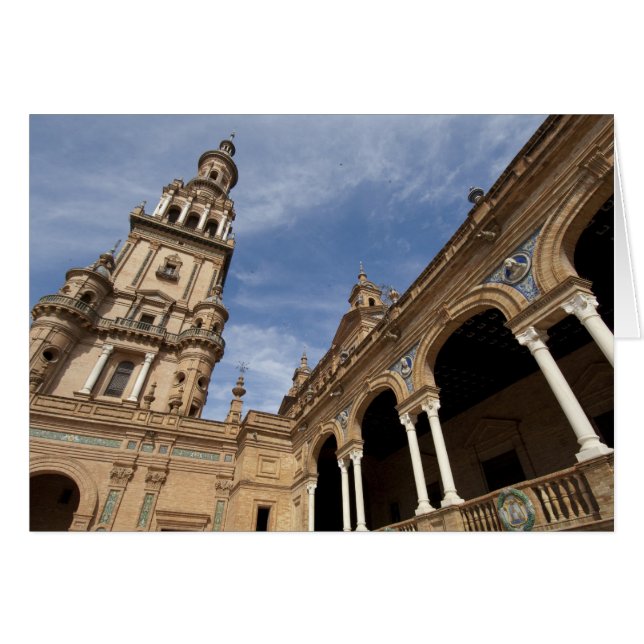 Plaza de Espana, Sevilla, Andalusien, Spanien (Vorderseite (Horizontal))