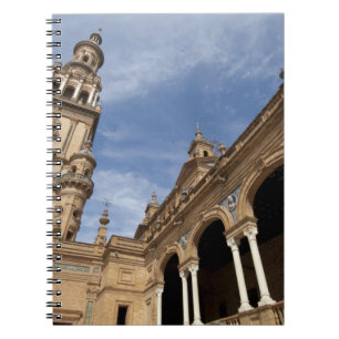 Plaza de Espana, Sevilla, Andalusien, Spanien Notizblock