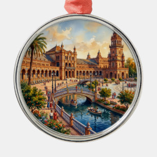 Plaza de España, Sevilla Ornament Aus Metall