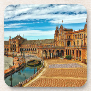Plaza de Espana, Sevilla. Spanien Getränkeuntersetzer