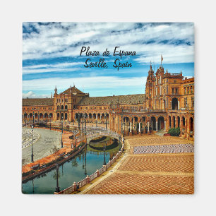 Plaza de Espana, Sevilla. Spanien Magnet