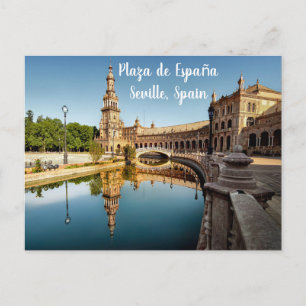 Plaza de España Sevilla Spanien Wahrzeichen Postkarte