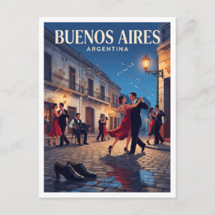 Plaza Dorrego, San Telmo, Buenos Aires Argentinien Postkarte