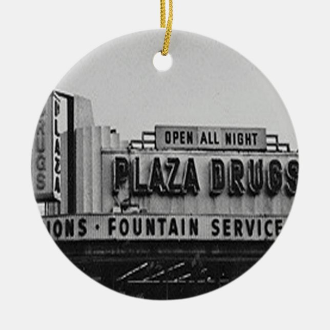 Plaza Drugs, Vintager Atlanta Weihnachtsschmuck (Vorne)