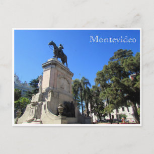 Plaza libertad montevideo postkarte