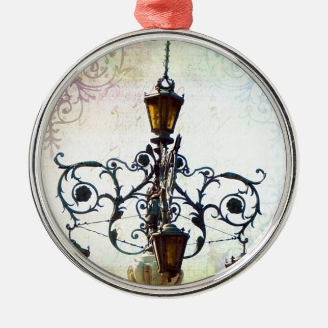 Plaza Light 4 Silbernes Ornament (Vorne)