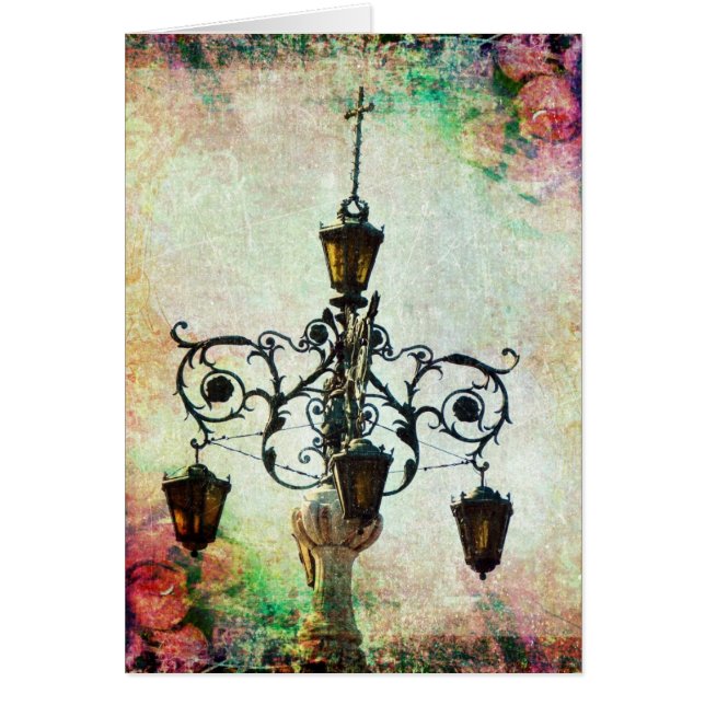Plaza Light Floral Grunge Jeden Anlaß (Vorne)