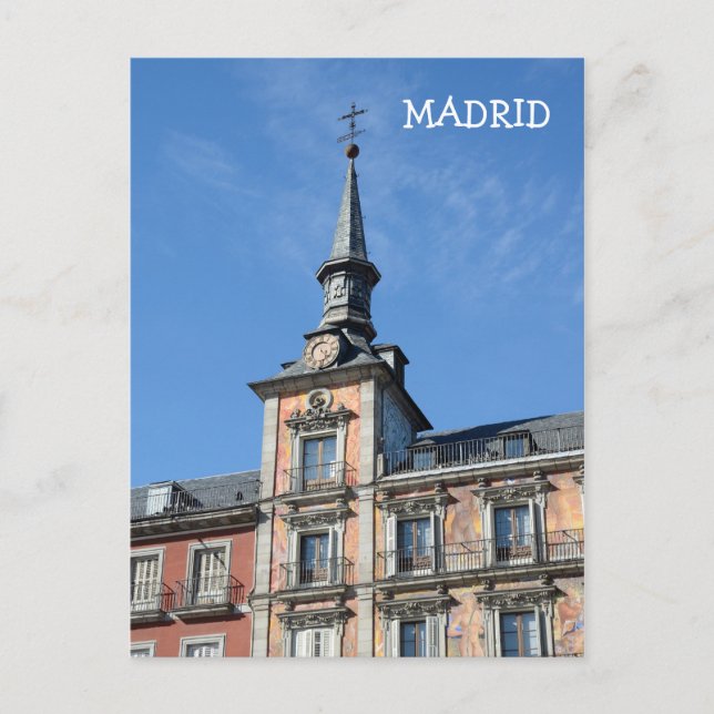 Plaza Mayor, Madrid Postcard Postkarte (Vorderseite)