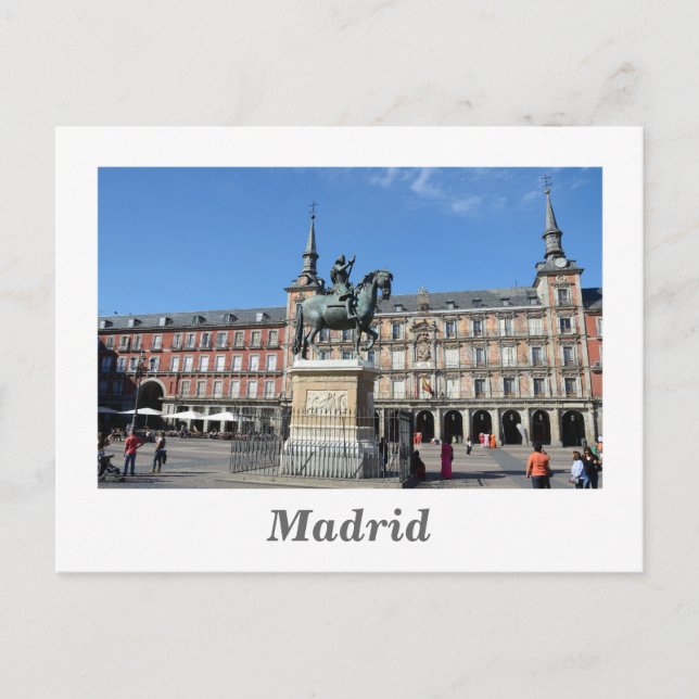 Plaza Mayor, Madrid Postcard Postkarte (Vorderseite)