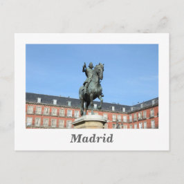 Plaza Mayor, Madrid Postcard Postkarte