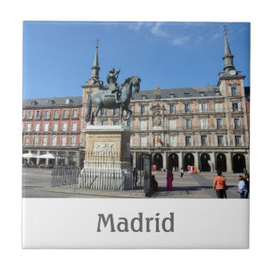 Plaza Mayor, Madrid Tile Fliese