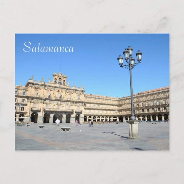 Plaza Mayor, Salamanca Postkarte (Vorderseite)
