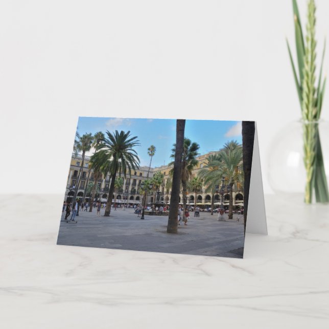 Plaza Real Card Karte (Vorderseite)