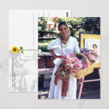 Plaza San Jacinto Blume Lady - V Postkarte